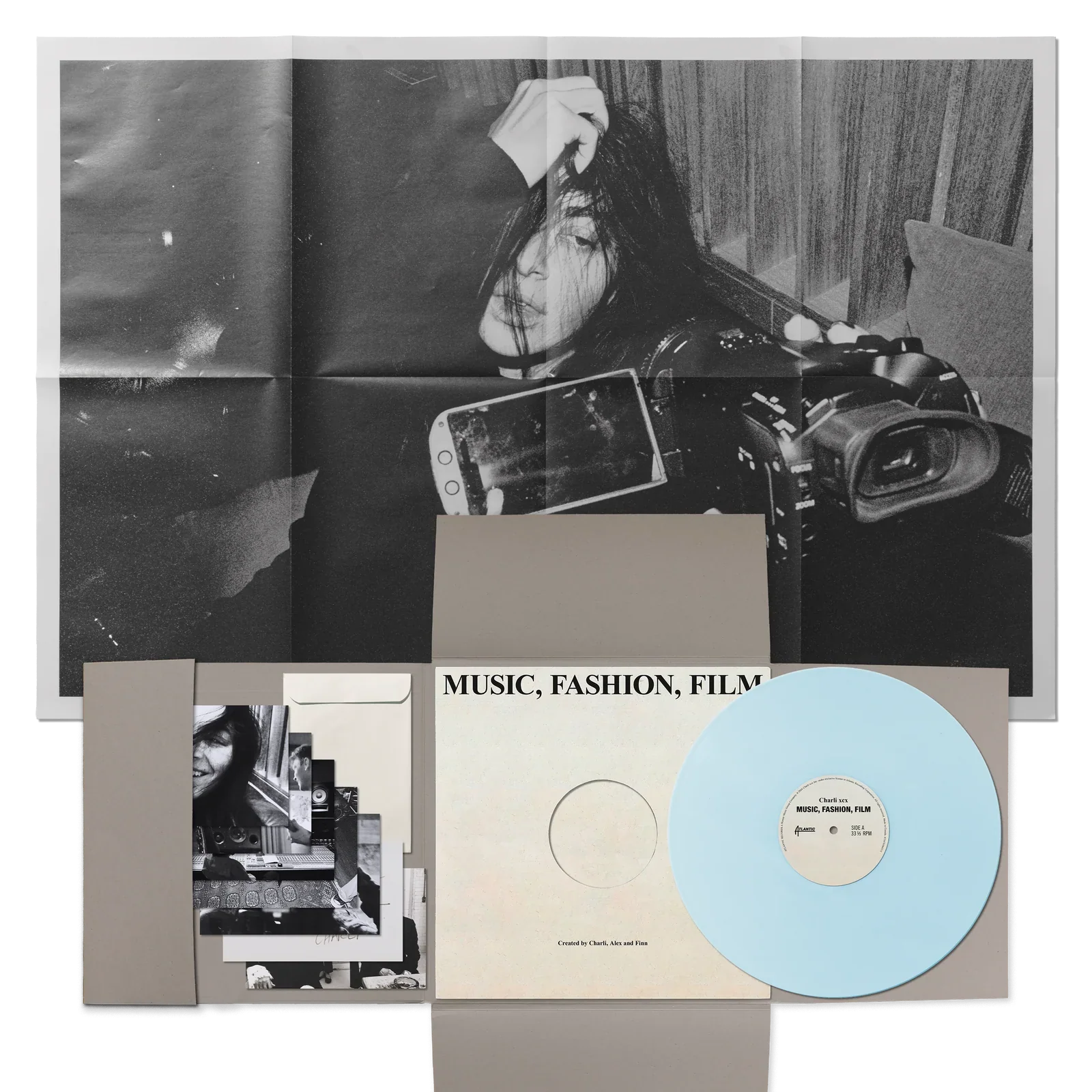Baby Blue Vinyl Record 