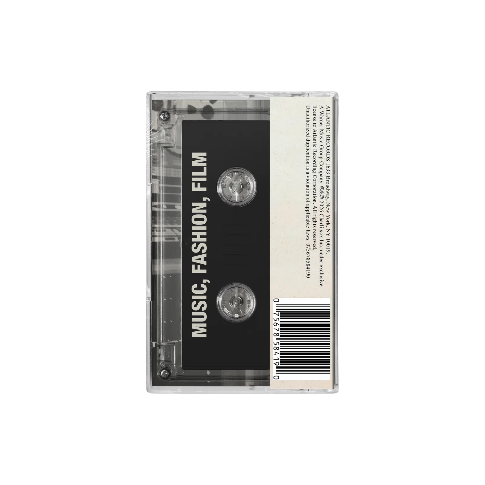Clear Cassette Tape 